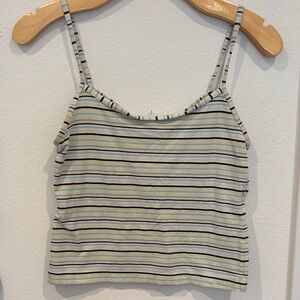 Striped Spaghetti Strap Top